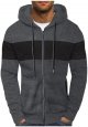 Mens Hooded Sweater Coat With Solid Color Zipper Pocket In Autumn And Winter Fall Sweatshirts