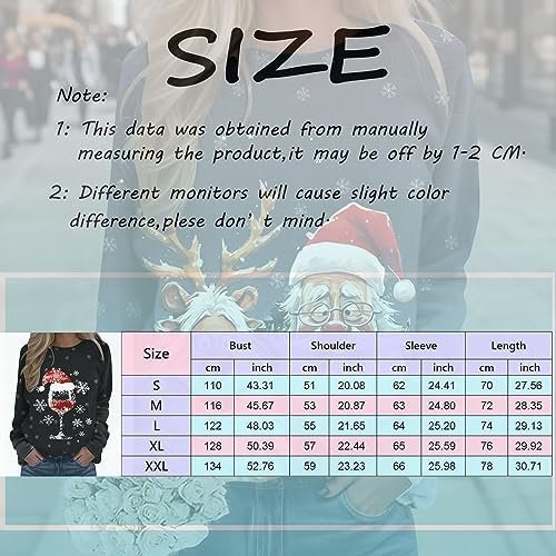 Womens Fashion Merry Christmas Print O Neck Sweatshirt Round Neck Fit Pullover Tops Womens Athletic Zipper