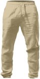 Mens Fashion Casual Printed Pocket Lace Up Pants Large Size Pants M 1