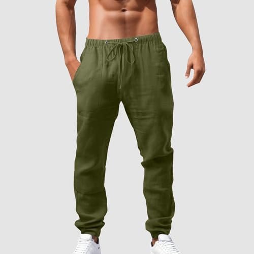 Men's Spring and Summer All Season Hip Hop Breathable Loose Casual Sports Pants Plush House