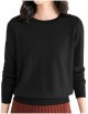 Women's Casual Crew Neck Solid Color Pullover Sweater Pullover Sweaters Juniors