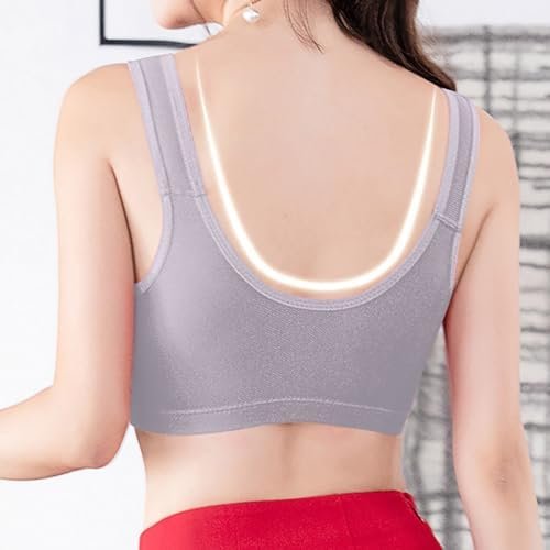 Women Sexy Lace Front Button Shaping Cup Shoulder Strap Large Size Underwire Bra 36ddd Sports Bras for Women