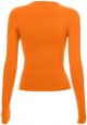 Women's Slim Tops Long Sleeve Round Neck Crop Top Tee Shirt Basic Solid Tight Slim Fit Cropped Shirt Cute Short