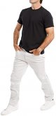 Mens Jeans Athletic Fit - RooFit in Waist, Hip, and Thighs - Flexible Stretch Denim - Straight Leg Jeans