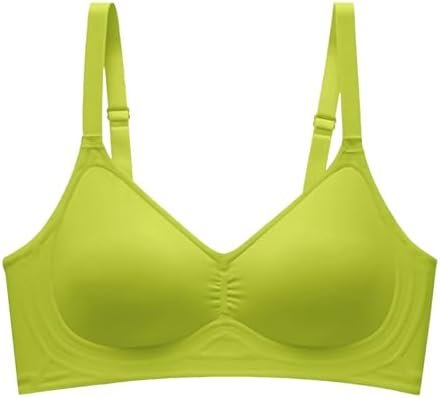 Womens Sports Bra Comfortable No Underwire Full Coverage Seamless Push-Up Comfortable Thin Breathable Yoga Underwear