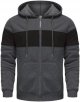 Mens Hooded Sweater Coat With Solid Color Zipper Pocket In Autumn And Winter Fall Sweatshirts